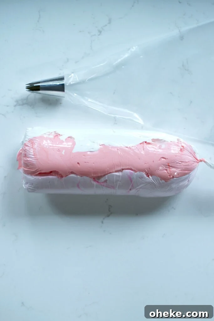 Crispy Meringue Cookies Without Cream of Tartar 12 colored meringue wrapped and rolled in plastic wrap
