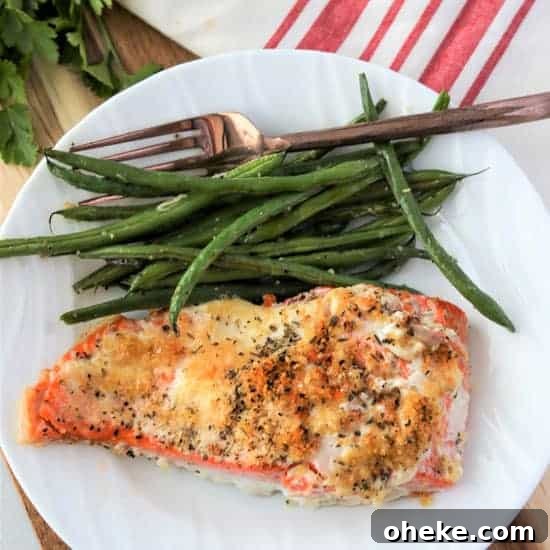 Baked Salmon with Mayo