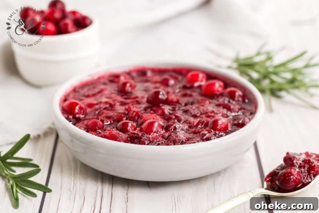 Sugar Free Cranberry Sauce Recipe