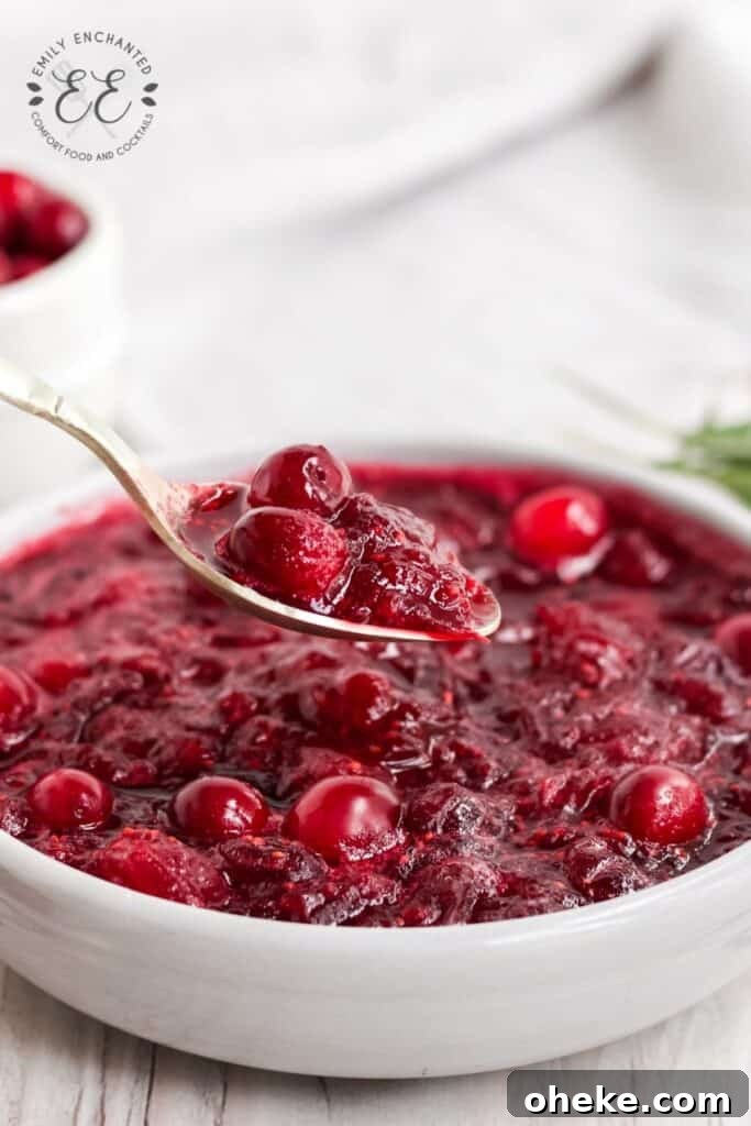 Cranberry Sauce without Sugar