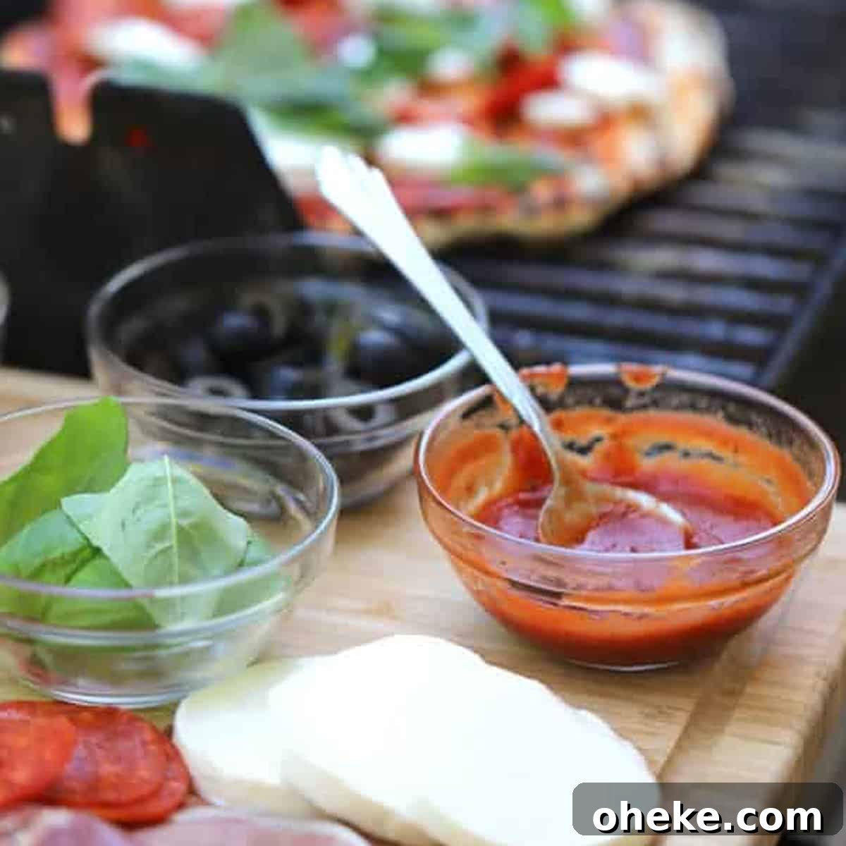 Homemade Grilled Pizza