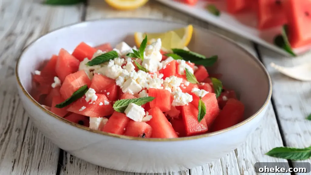 Watermelon Feta Salad
