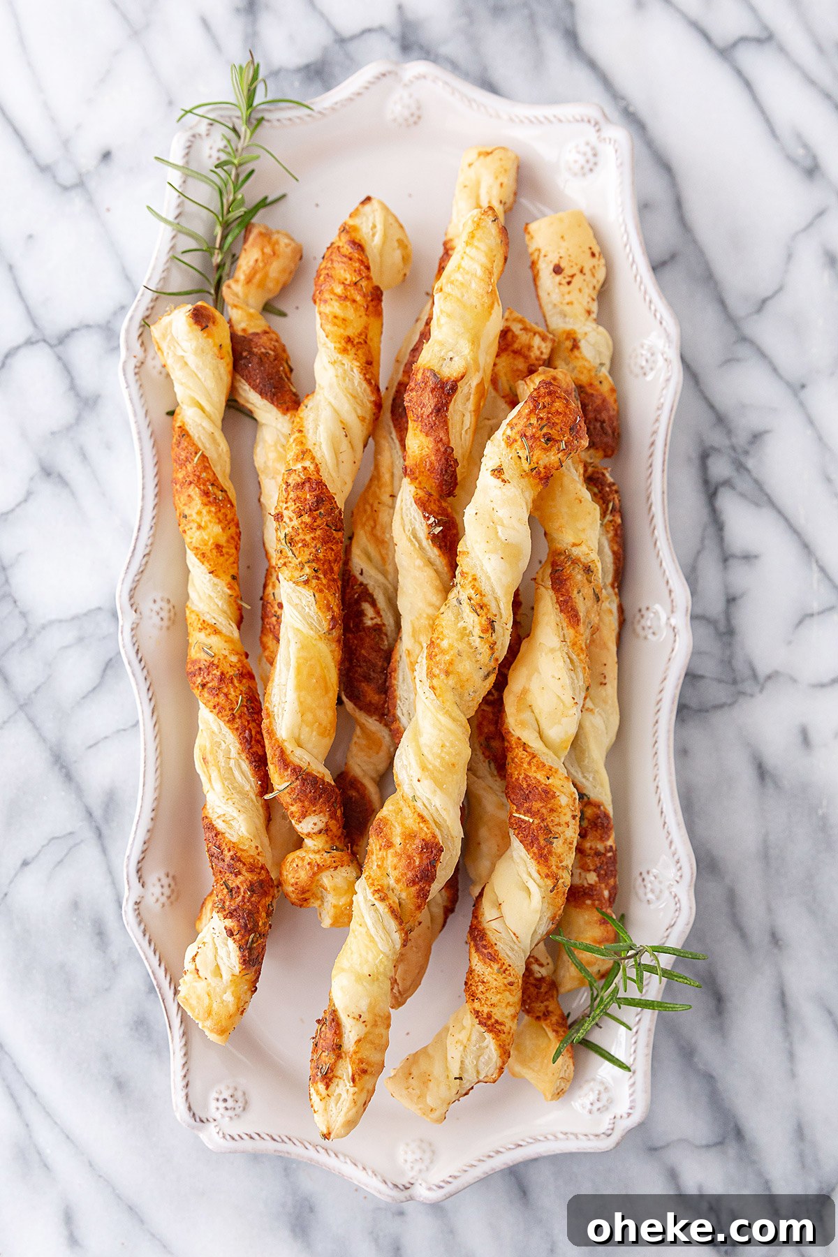 Puff Pastry Parmesan Twists