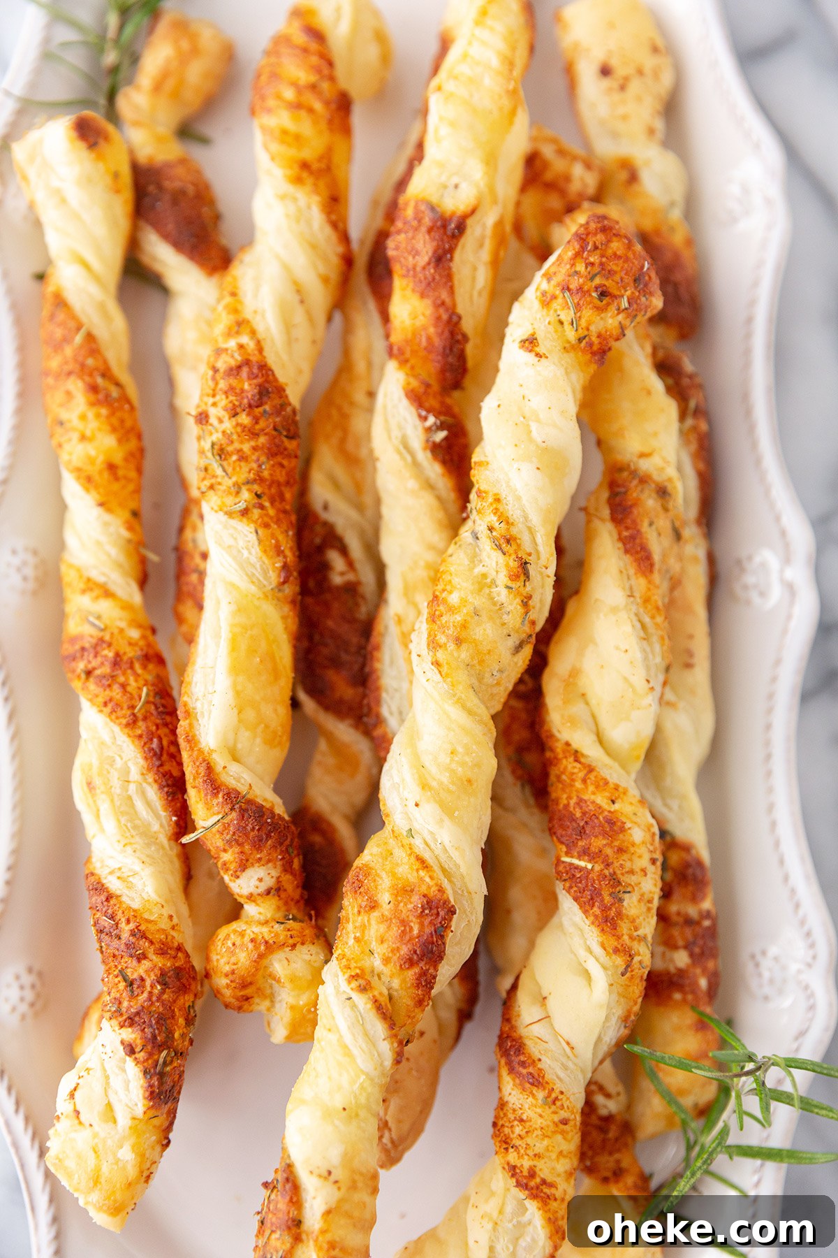 Puff Pastry Parmesan Cheese Straws