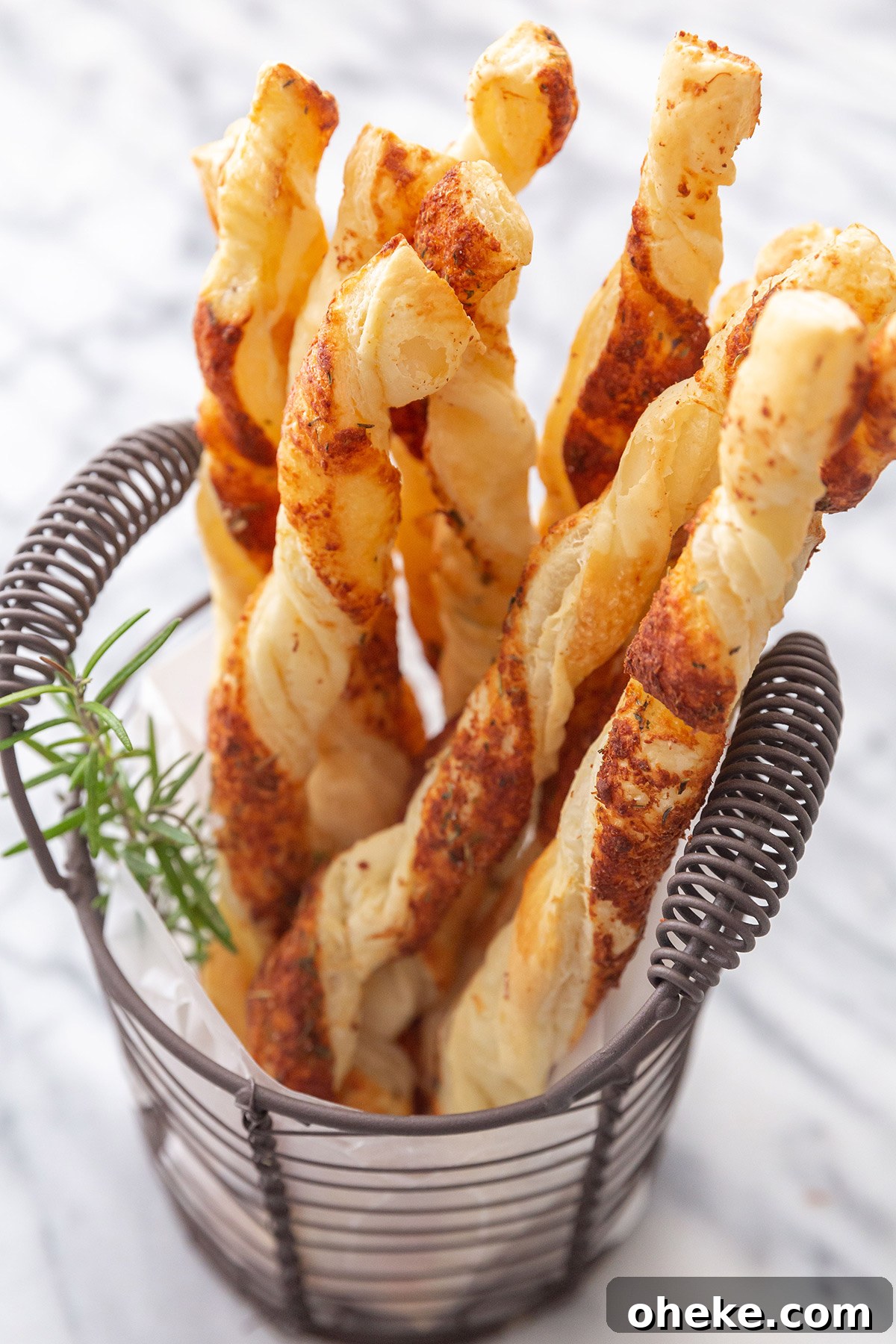 Puff Pastry Parmesan Twists