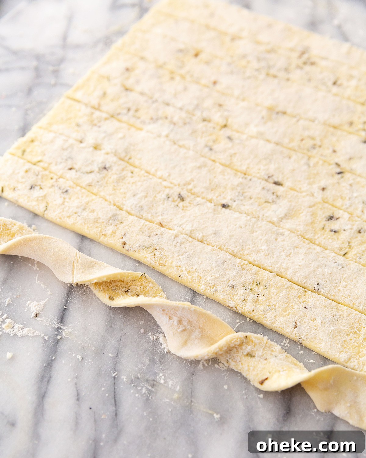 Twisting Puff Pastry
