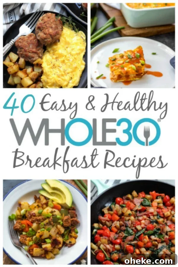 These 40 Whole30 breakfast recipes are some of the best on the internet!