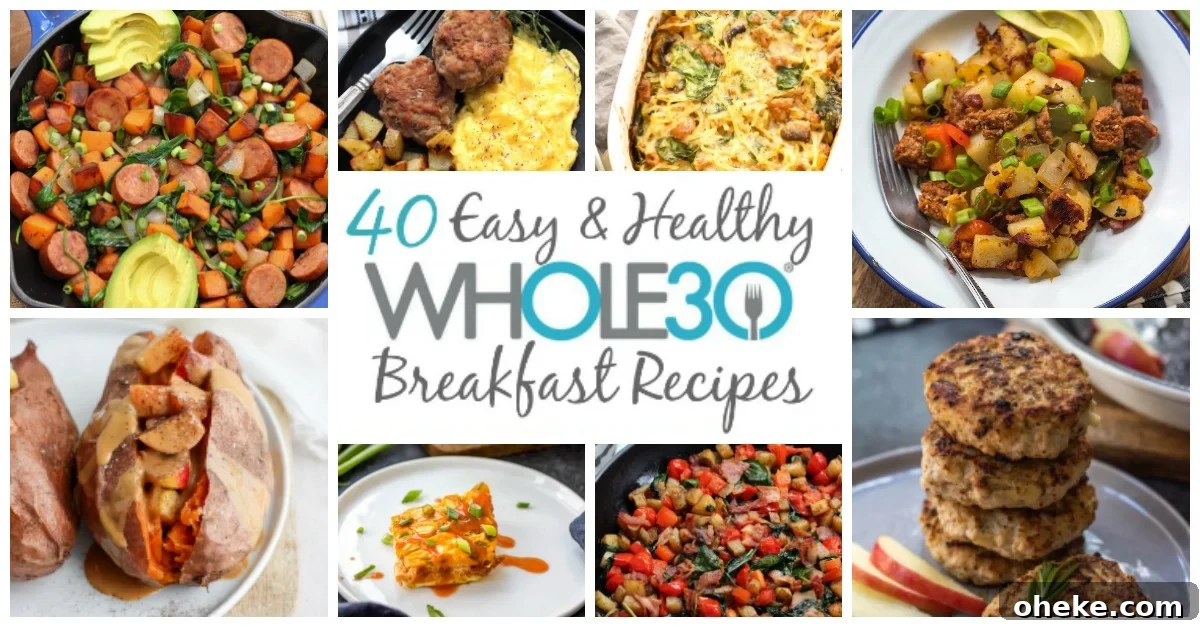 These 40 Whole30 breakfast recipes are some of the best on the internet!