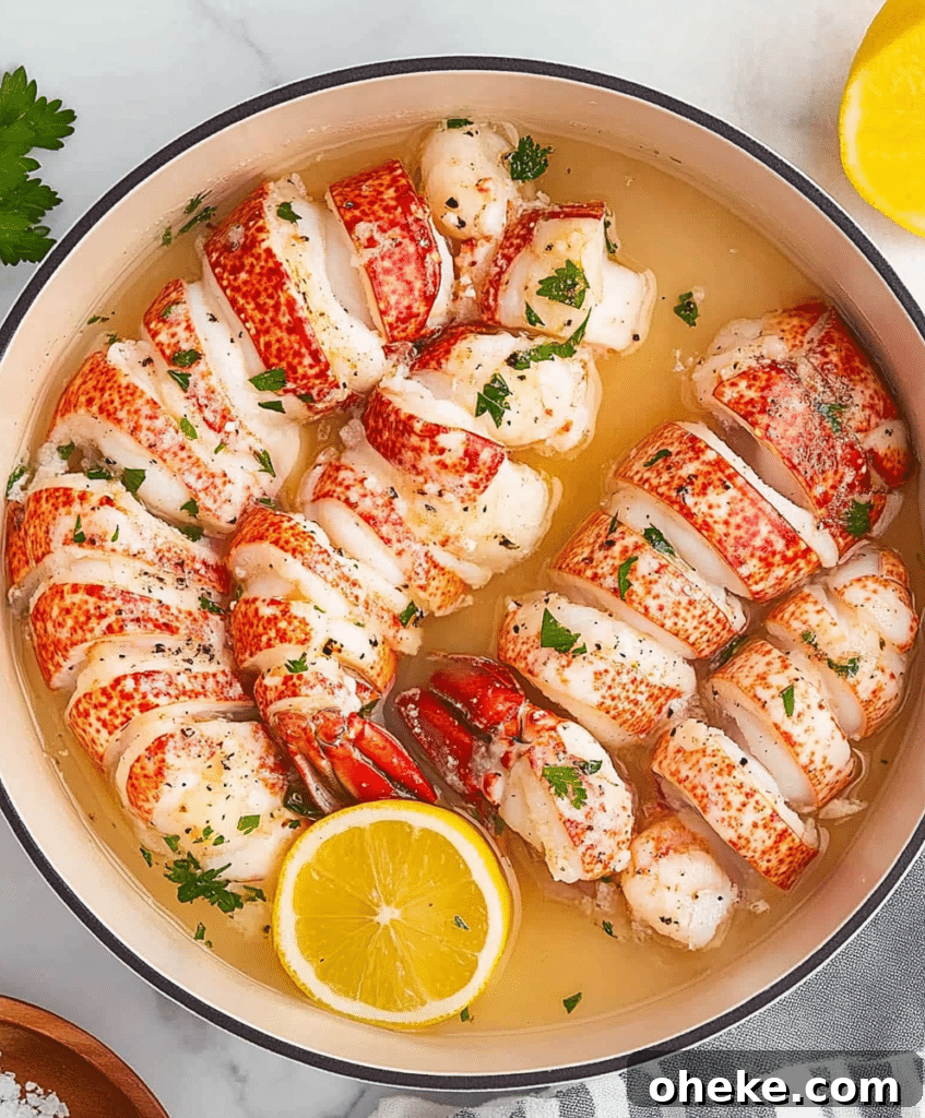 Butter Poached Lobster Tails