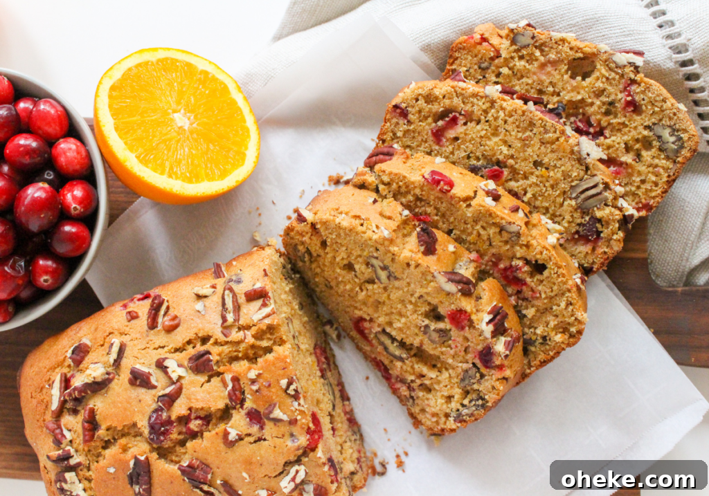 Recent Favorites I'm Loving Right Now 16 sliced bread with an orange and bowl of cranberries