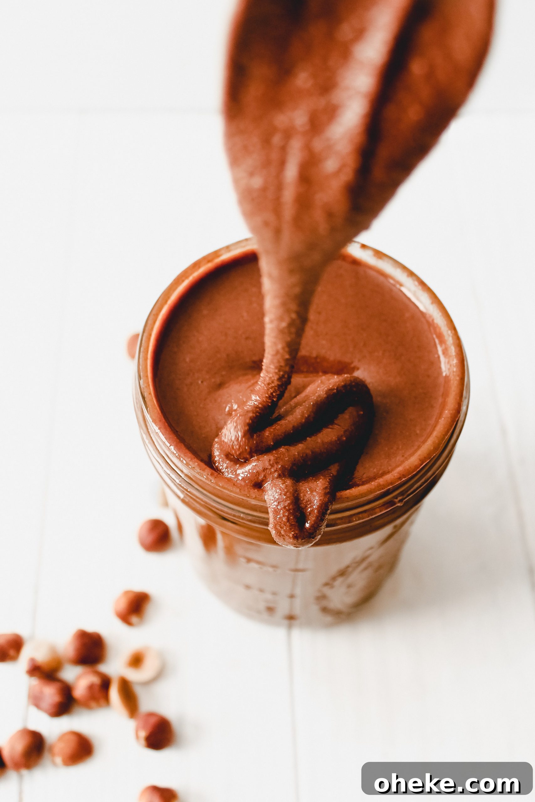 Dark Chocolate Hazelnut Butter [Vegan + Paleo Homemade Nutella]