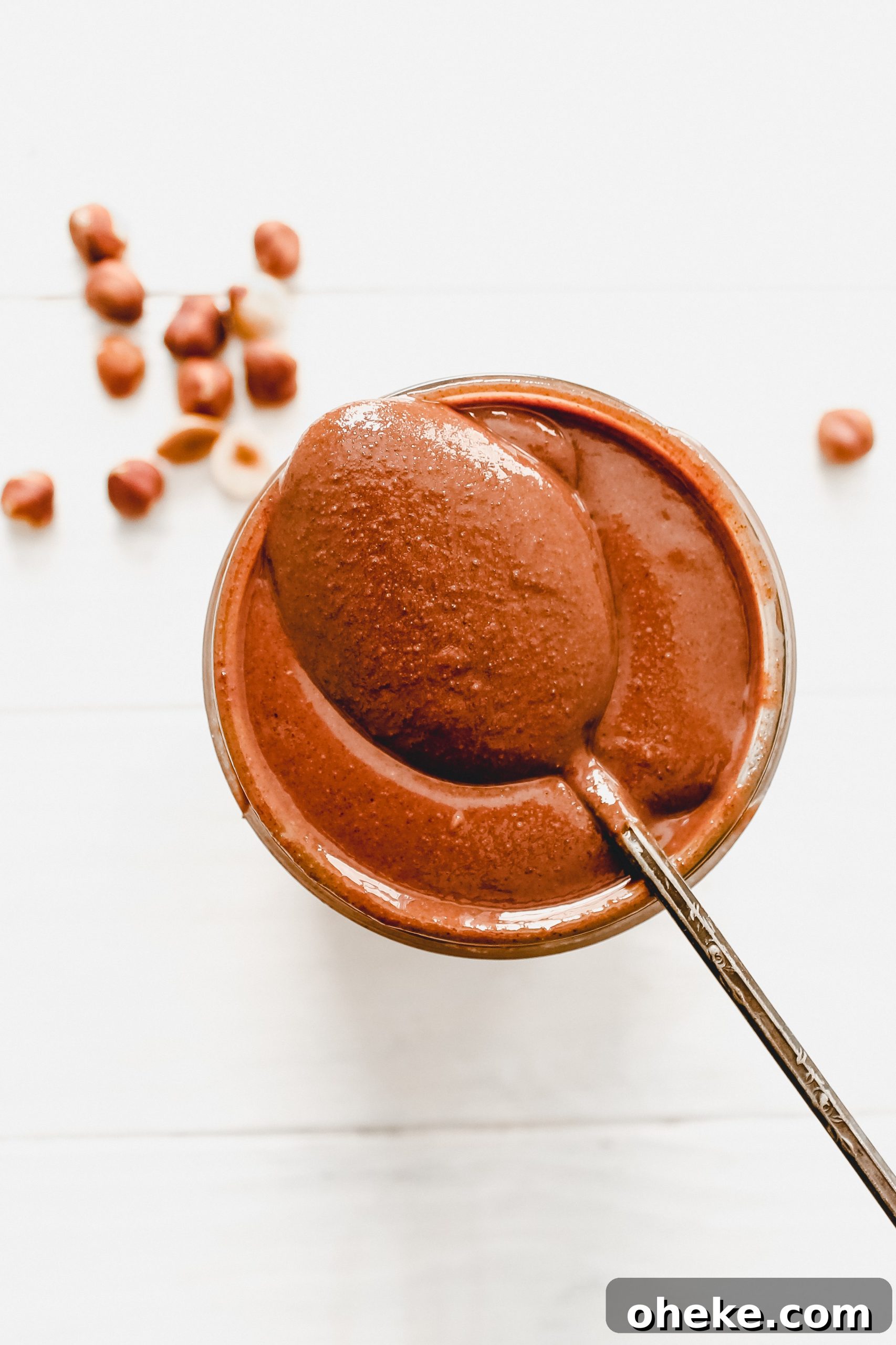 Dark Chocolate Hazelnut Butter [Vegan + Paleo Homemade Nutella]