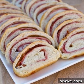 Stromboli With Meat & Cheese