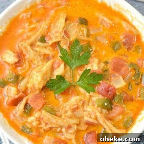 Keto Chicken Enchilada Soup