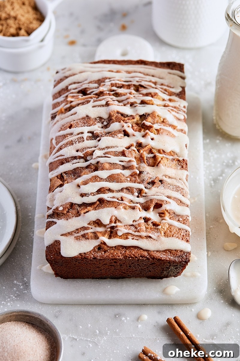 Spiced Apple Fritter Loaf: Cinnamon Apple Bread Recipe 16 Apple Fritter Bread