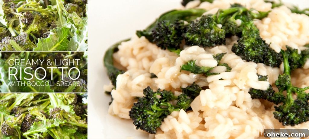risotto with broccoli