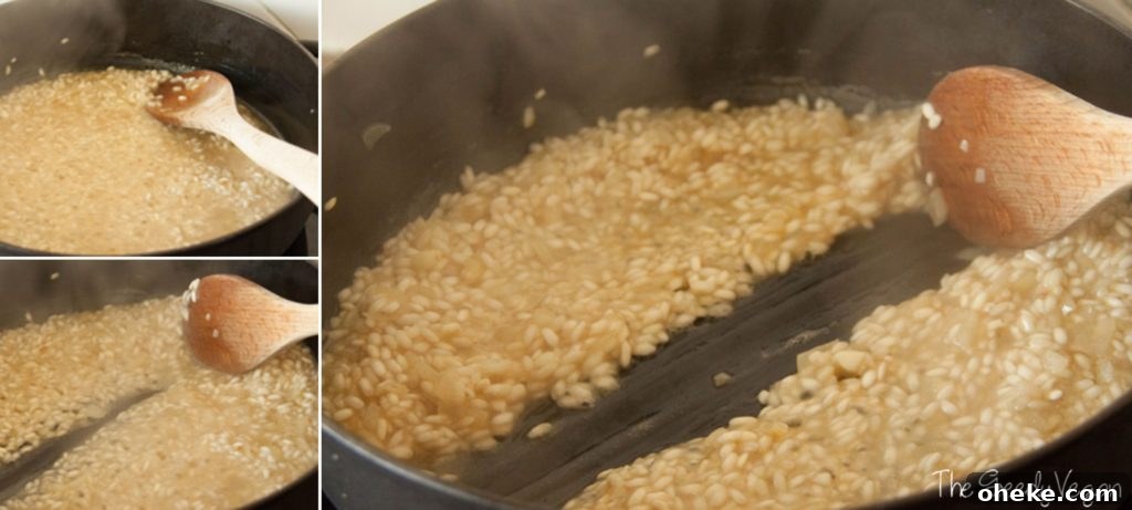 risotto with broccoli