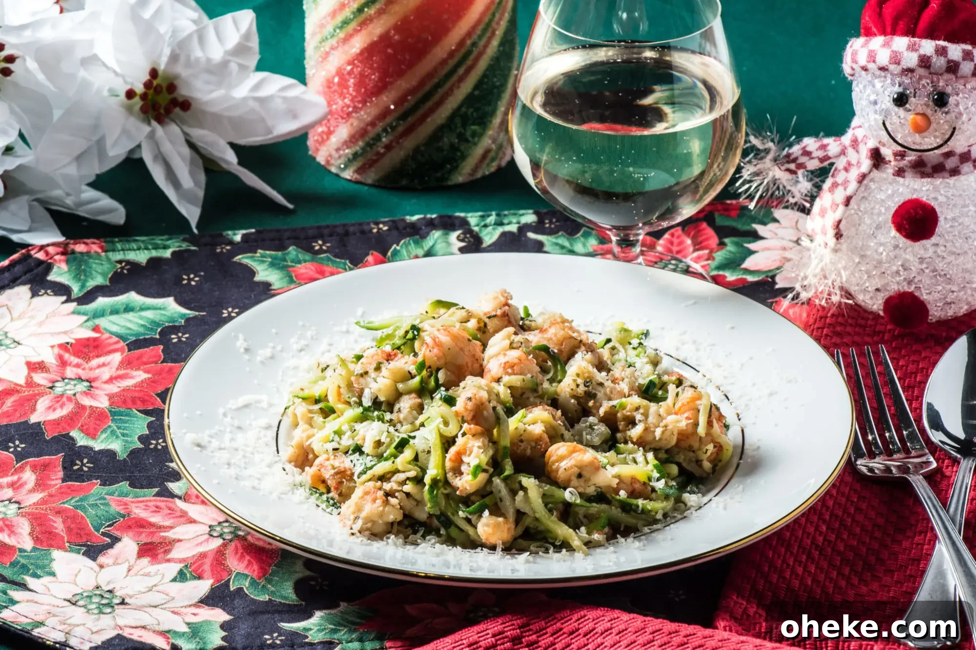 Zucchini Linguine with Garlicky Langostinos and Lemon 6 img 9430 15