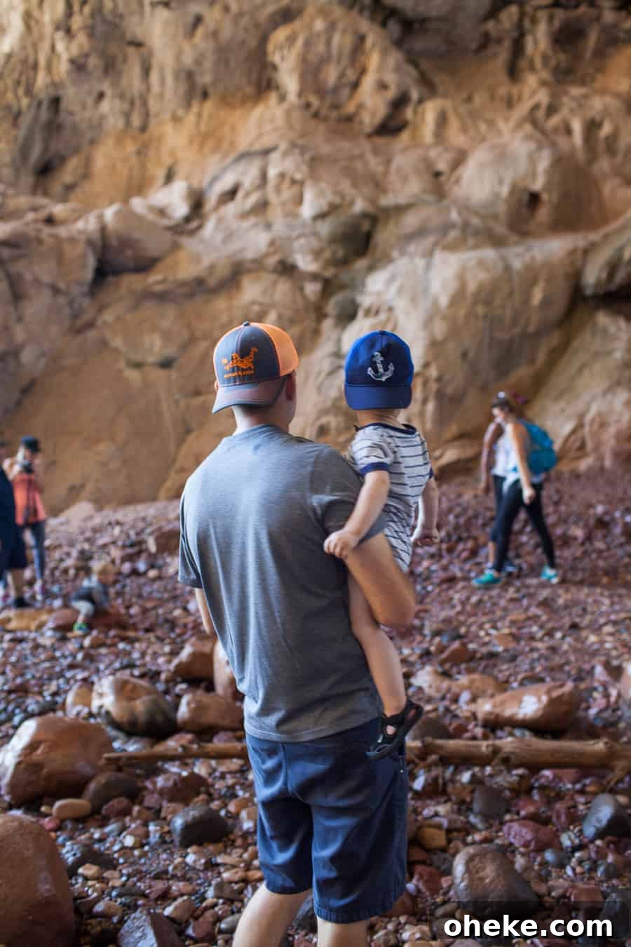 Creating Lasting Memories with Your Toddler: Fun Activities & Tips 3 A group of people making memories with a toddler in a rocky area.