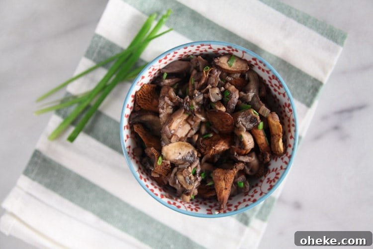 Sauteed wild mushrooms