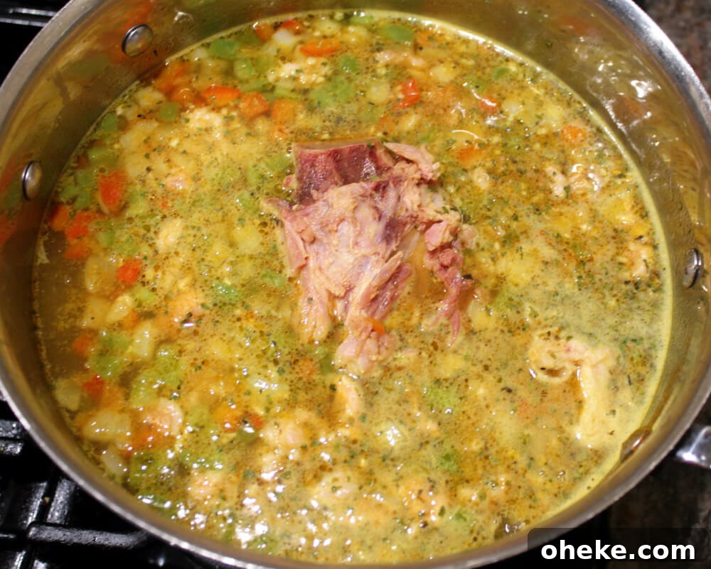 Low-Carb Ham Bone Bean Soup3