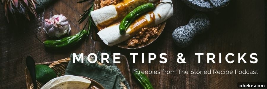 more food photography tips and tricks over image of enchiladas