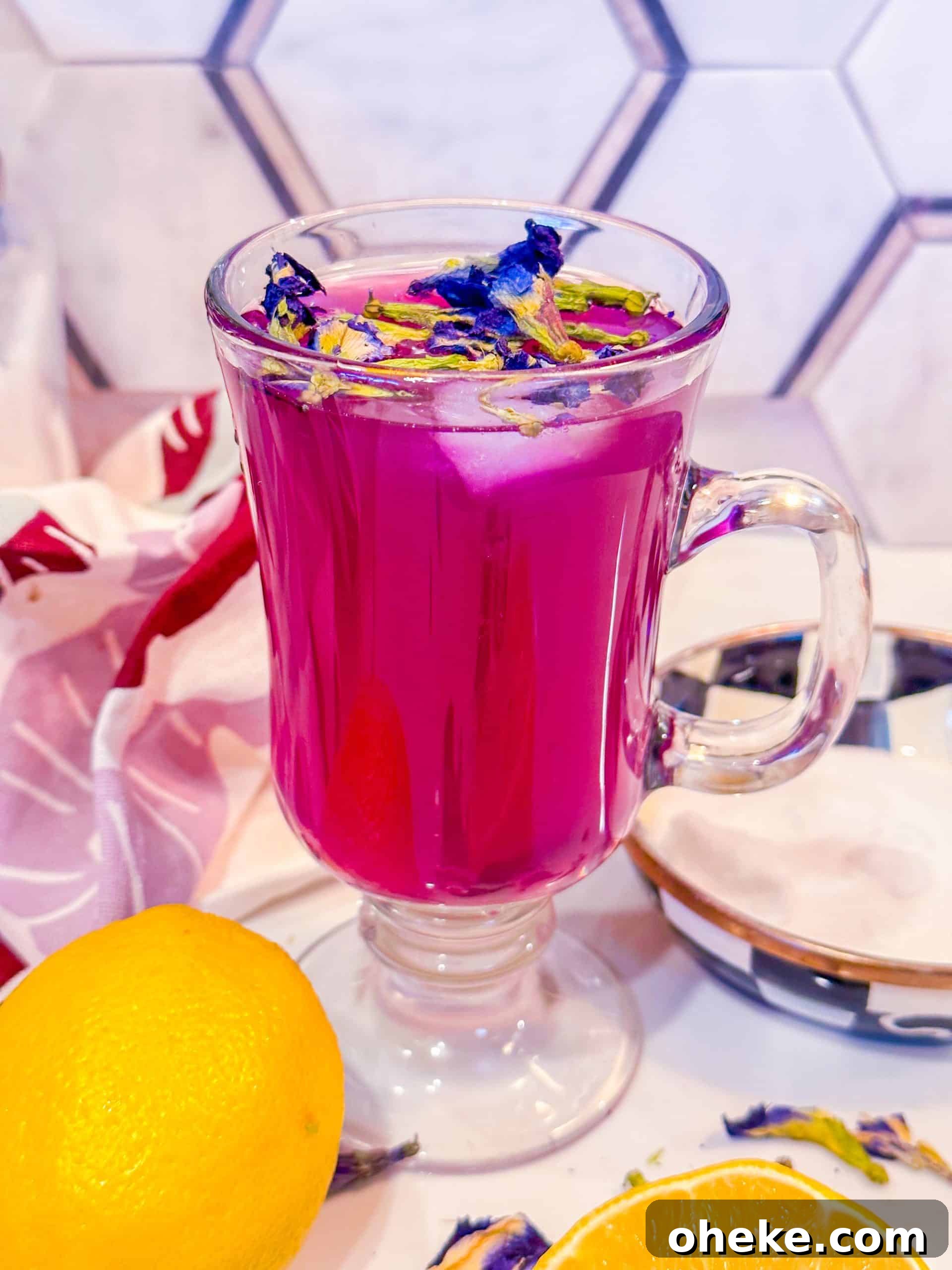 Wakanda Forever Vibranium Drink - Black Panther Heart-Shaped Herb Drink