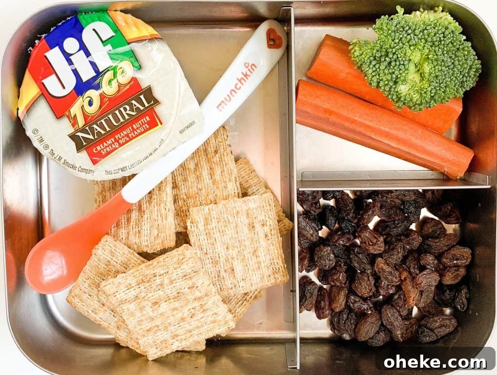 pack lunch for a picky eater