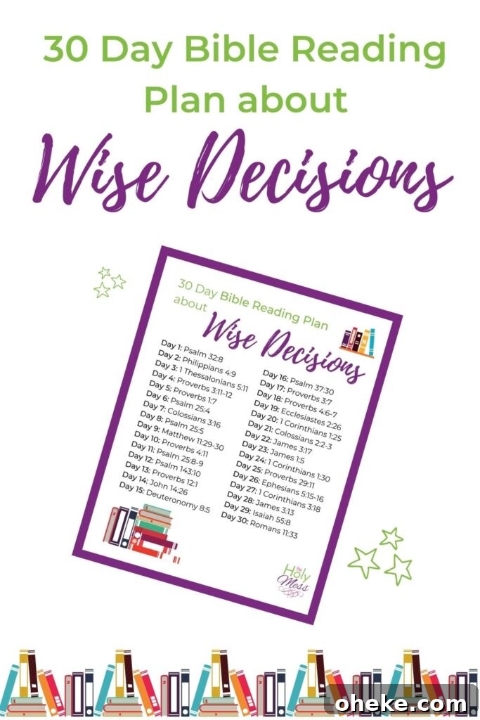 Bible Verses about Wise Decisions