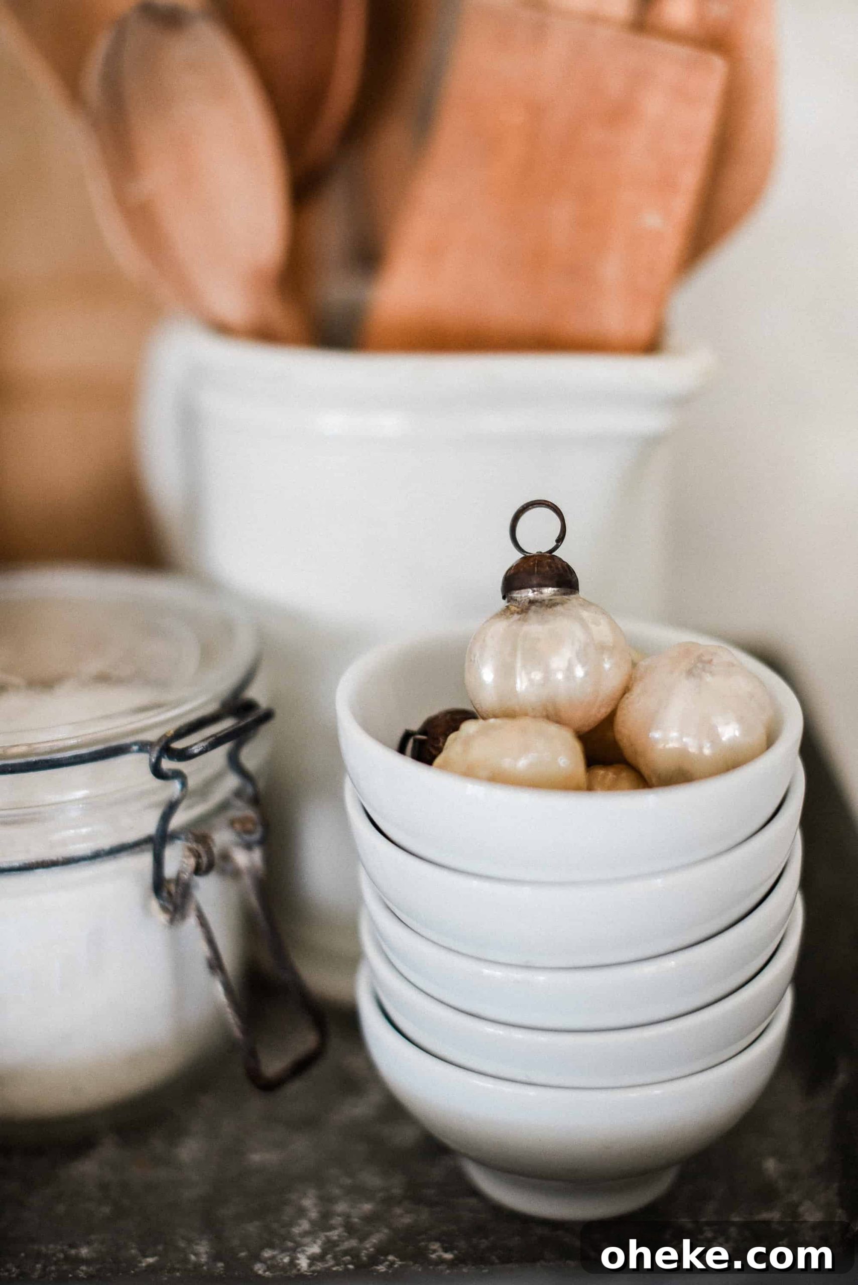 Tour our Christmas kitchen to gather ideas for decorating for the holidays this year! Use greenery and vintage touches to keep things simple and cohesive!