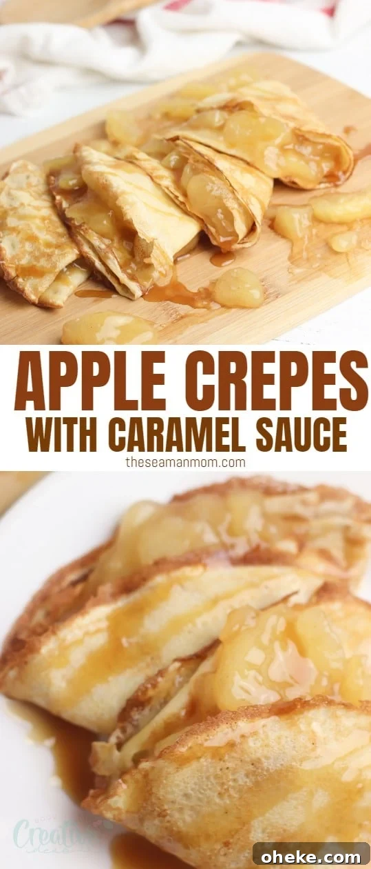Apple crepes