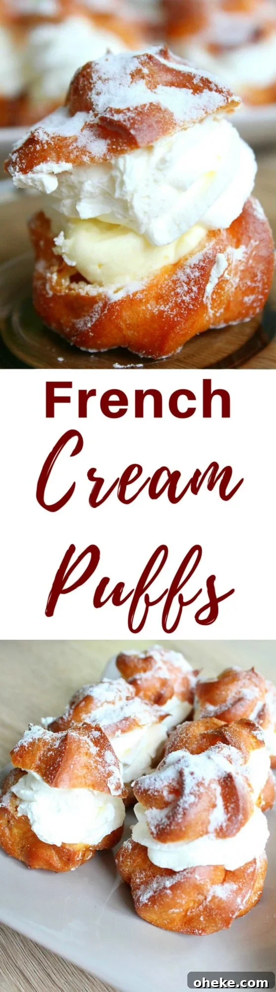 French cream puffs