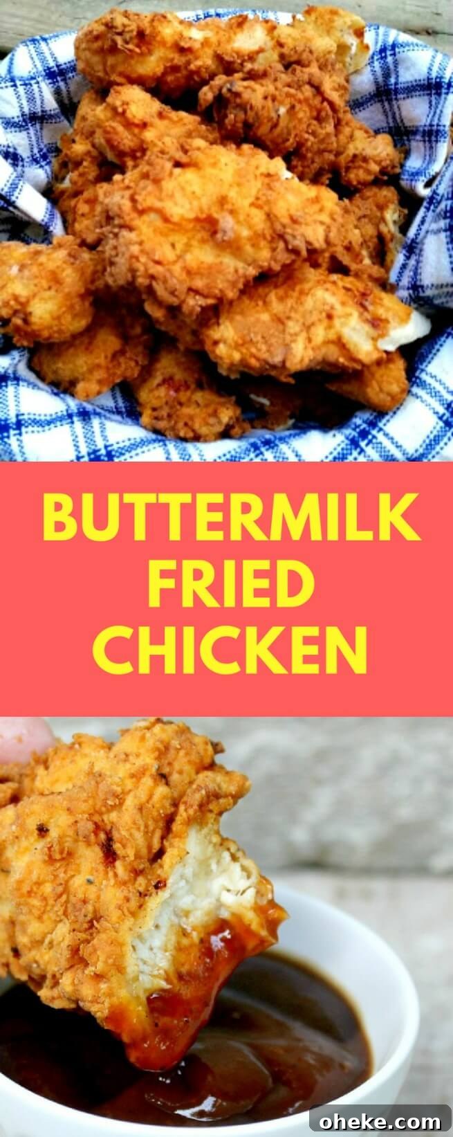 Buttermilk fried chicken recipe