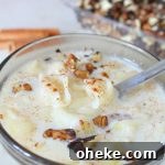 Milk soup with pasta